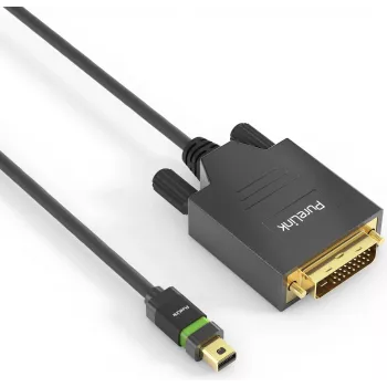 PureLink - Cable MiniDP/DVI - Ultimate Serie - 2,00m - negro PureLink® - Ultimate Serie. Cable MiniDP con contactos de precisión chapados en oro de 24 kt