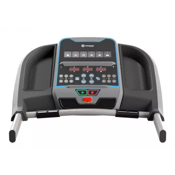 Cinta de correr JOHNSON Fitness & Wellness TR50 — superficie de carrera 406×1270 mm, velocidad máx. 16 km/h, peso máx. de usuario 113 kg