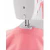 Singer Simple 3210 máquina de coser automática, electromecánica, 10 puntadas, ojal en 4 pasos, brazo libre, 85 W, blanca/rosa