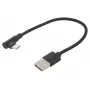 Cable USB 2.0 a USB-C en ángulo / CC-USB2-AMCML-0,2M GEMBIRD