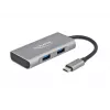 Hub USB DeLOCK USB externo 10 Gbps hub USB Type-C 63260