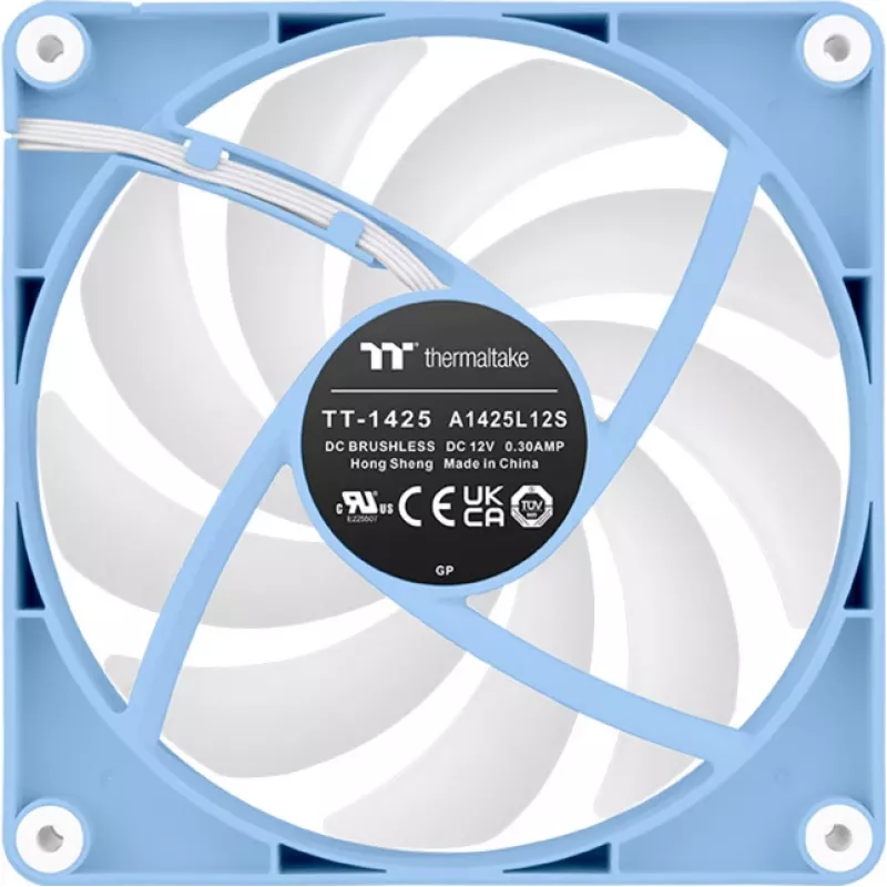 Ventilador de PC THERMALTAKE CT140 Reverse ARGB Sync 140 mm Hydrangea Blue pack de 2