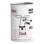 Comida húmeda para perros PAKA ZWIERZAKA Pepe pato 400 g — perros adultos, sabor a pato, lata, sin gluten, soja ni azúcar