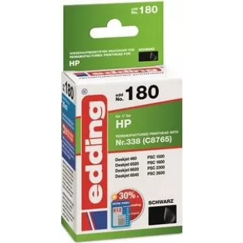 EDDING EDD-180 - Tinta - HP - negro - 338 - Recarga - Refill - compatible