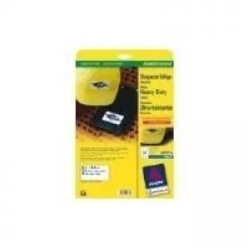 Avery J4773 - Etiquetas de poliéster - blancas - 33,9 x 63,5 mm - 240 unidades (10 hojas x 24) (J4773-10)