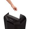 Destructora de documentos Fellowes Powershred LX41 corte en partículas negra