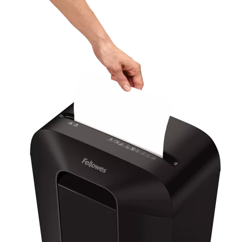 Destructora de documentos Fellowes Powershred LX41 corte en partículas negra
