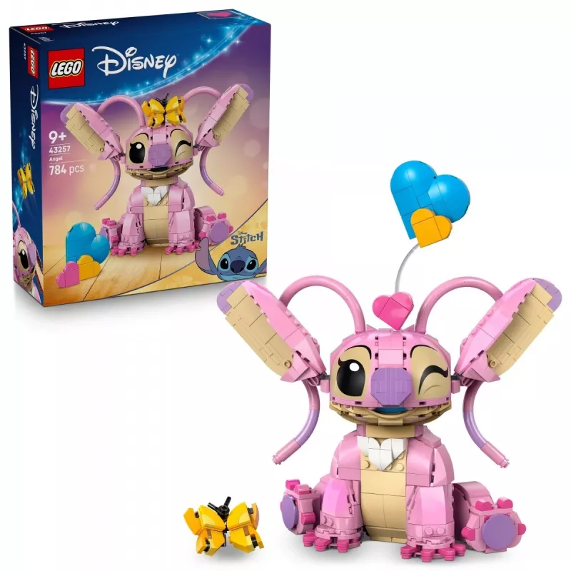 LEGO Disney Sammel-Minimodell Andzia Angel 43257 — 784 piezas, 250 mm de altura, para niños a partir de 9 años