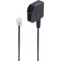 Cable de teléfono ShiverPeaks BS71040 0,2 m negro