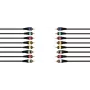 Cable snake de audio Omnitronic 8xCinch 15 m — conexión multicore para ocho conectores RCA