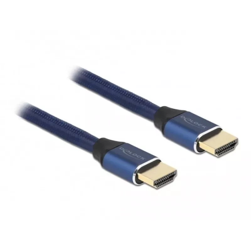 Cable HDMI DeLOCK Ultra High Speed 48 Gbps 8K 60 Hz azul 1 m