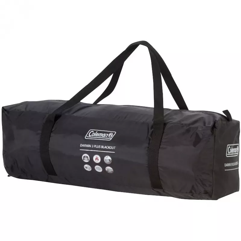 Coleman Darwin 3 Plus BlackOut tienda de campaña iglú para 3 personas, verde, 2209416
