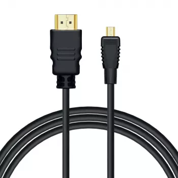Cable Savio CL-40/M HDMI (M) - micro HDMI (M) con Ethernet, 2m, Negro