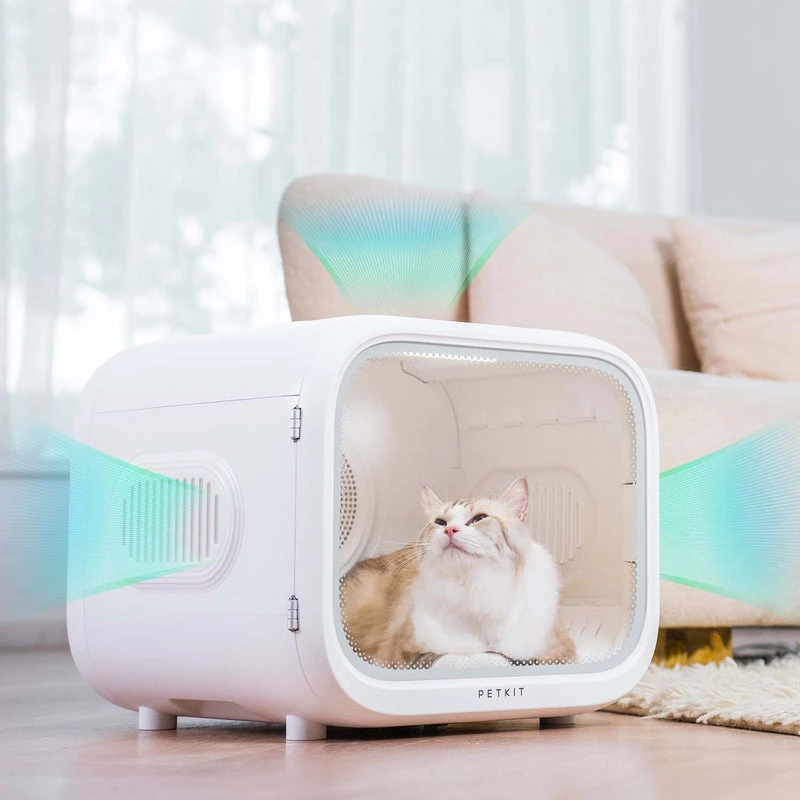 PETKIT AirSalon Max Pro secador inteligente para gatos, blanco, modelo PD10 Max