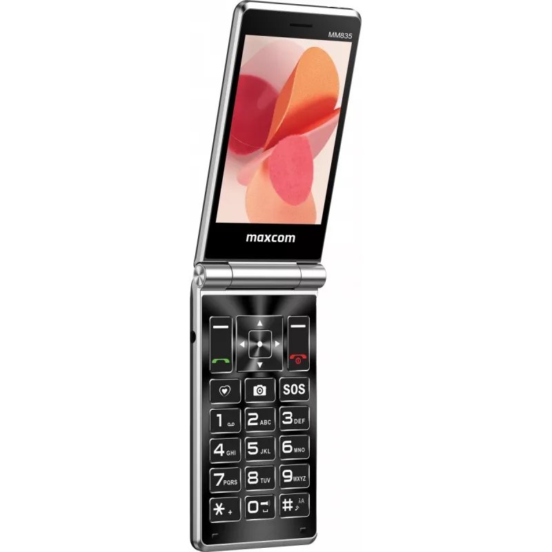 Teléfono plegable MM 835L 4G Dual-SIM Negro