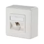 METZ CONNECT BTR IT CONNECT E-DAT Módulo 8(8) AP - Caja empotrable - RJ-45 - Blanco puro, RAL 9010 (1309110002-E)
