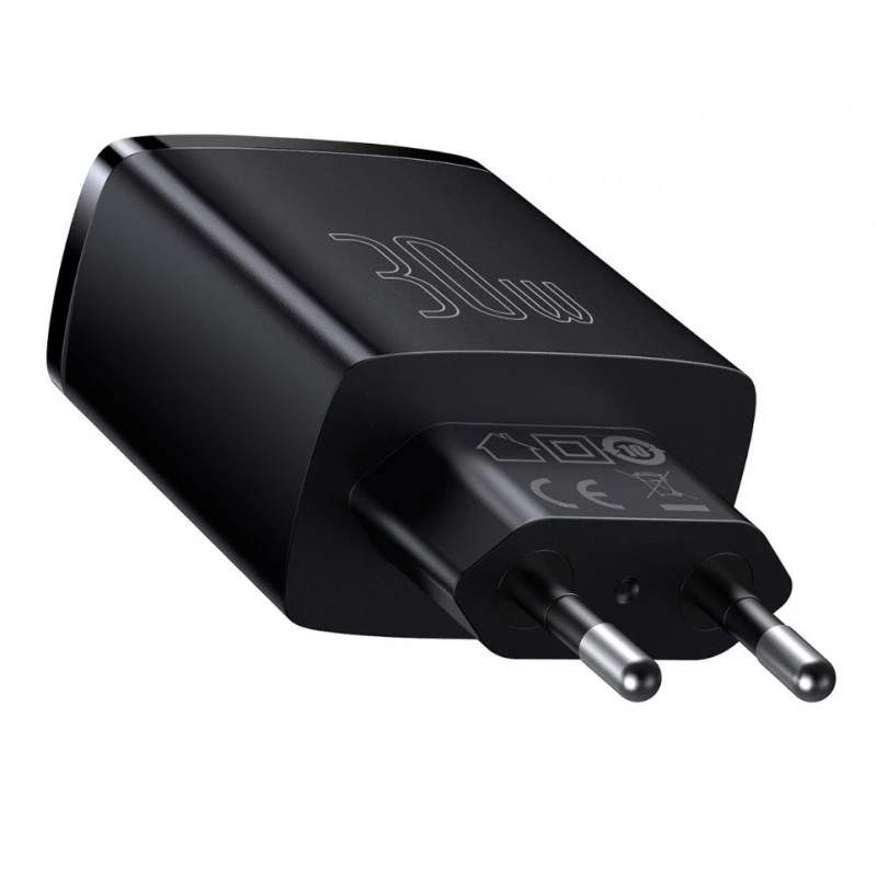 Baseus 30W Cargador USB QC PD3.0 Type-C Cargador rápido PD para iPhone 17 16 15 14 13 12 Pro Max Xiaomi Samsung