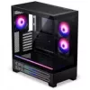 Caja de PC PHANTEKS XT View Matrix, torre Midi, E-ATX, cristal templado, Matrix LED - negra (PH-XT523VM1_DBK01)