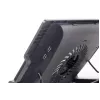 Base de refrigeración para portátil Gembird NBS-1F17T-01, para pantallas de hasta 17 inch, 1 ventilador de 15 cm, USB 2.0, 370×265×33 mm, 350 mA, negro