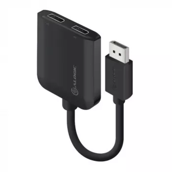 Adaptador DisplayPort a doble DisplayPort ALOGIC 4K 30 Hz
