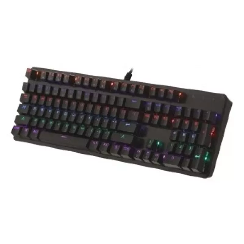 Teclado mecánico ART KLART AK-51 con switches Blue, diseño compacto