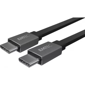 Cable USB Emtec T700C2 1,2 m USB-C negro