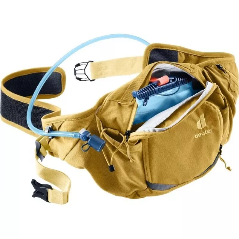 Riñonera DEUTER Pulse Pro 5L Sand – bolsa de cintura ligera y compacta, 5 litros
