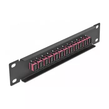 Panel de parcheo de fibra óptica DeLOCK 10