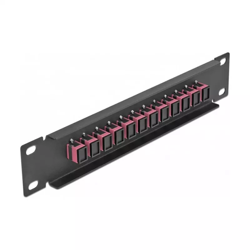 Panel de parcheo de fibra óptica DeLOCK 10