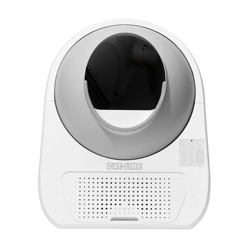 Arenero autolimpiable para gatos Catlink Ultra PRO — Blanco, capacidad 13 L, 580×600 mm