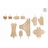 BRIO 33307 set de vías de ferrocarril – 11 piezas de madera para ampliar