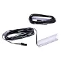Luz LED para estante cama meble Cama rectangular 2LED montaje en superficie negro blanco frío