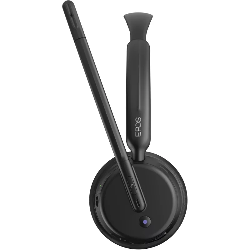 Epos Impact 500, Auricular binaural (ambos oídos), Bluetooth ANC, certificado MS Teams, incl. Dongle USB-C con adaptador USB-A