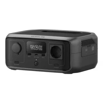 Estación de energía portátil EcoFlow RIVER 3 UPS — LiFePO4 245 Wh, 300 W, 1 toma de CA, USB-A, USB-C, entrada CA/solar/CC