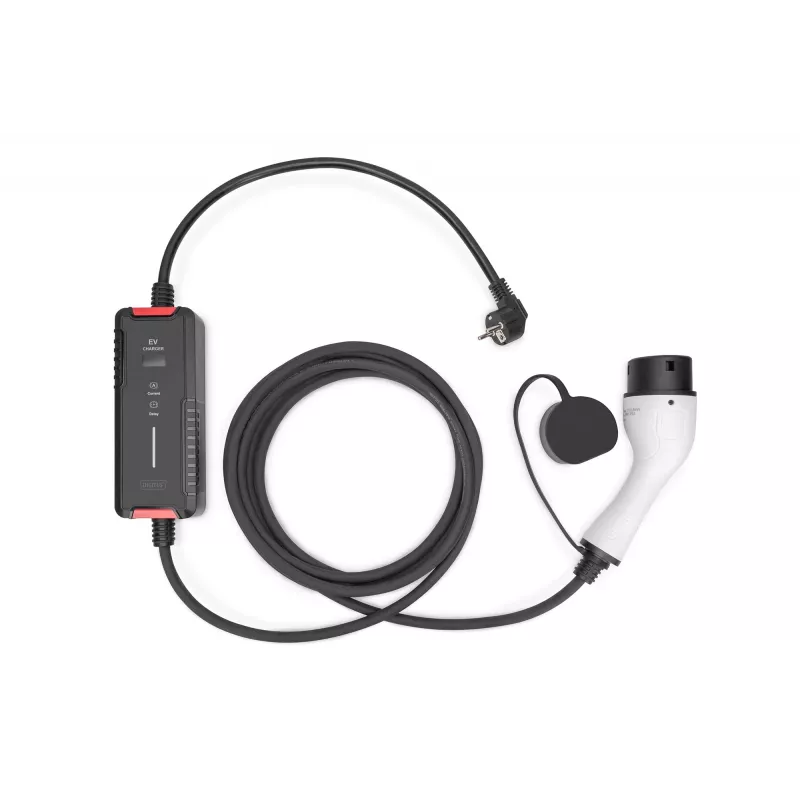 Cargador de VE Digitus para toma de corriente doméstica