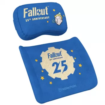 Cojín cervical/lumbar noblechairs Fallout 25th Anniversary Edition azul 2 uds.