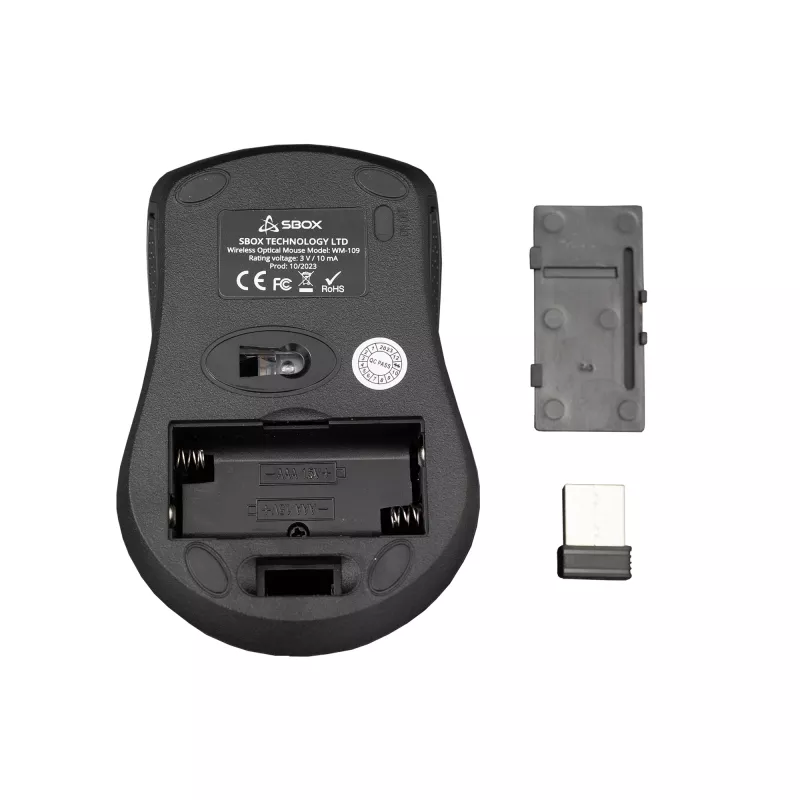 Ratón inalámbrico SBOX WM-109 USB Type-A