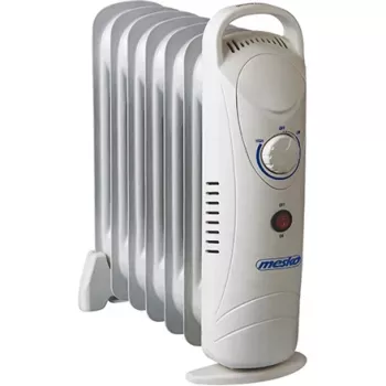 Mesko MS7804 calefactor eléctrico Radiador eléctrico de aceite para interior Blanco 700 W