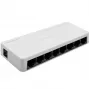 Switch de red QOLTEC 52246 — 8 puertos RJ45, 100 Mbps