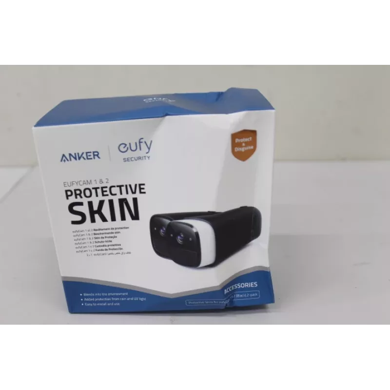 Set de fundas de silicona Anker Eufy 2 Negro para EufyCam EufyCam 2