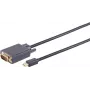 Cable DisplayPort a VGA ShiverPeaks 10-54035 con conector Mini DisplayPort