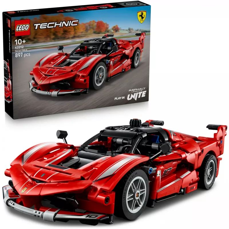 LEGO Technic Ferrari FXX K maqueta a escala 1:10, 897 piezas, a partir de 10 años