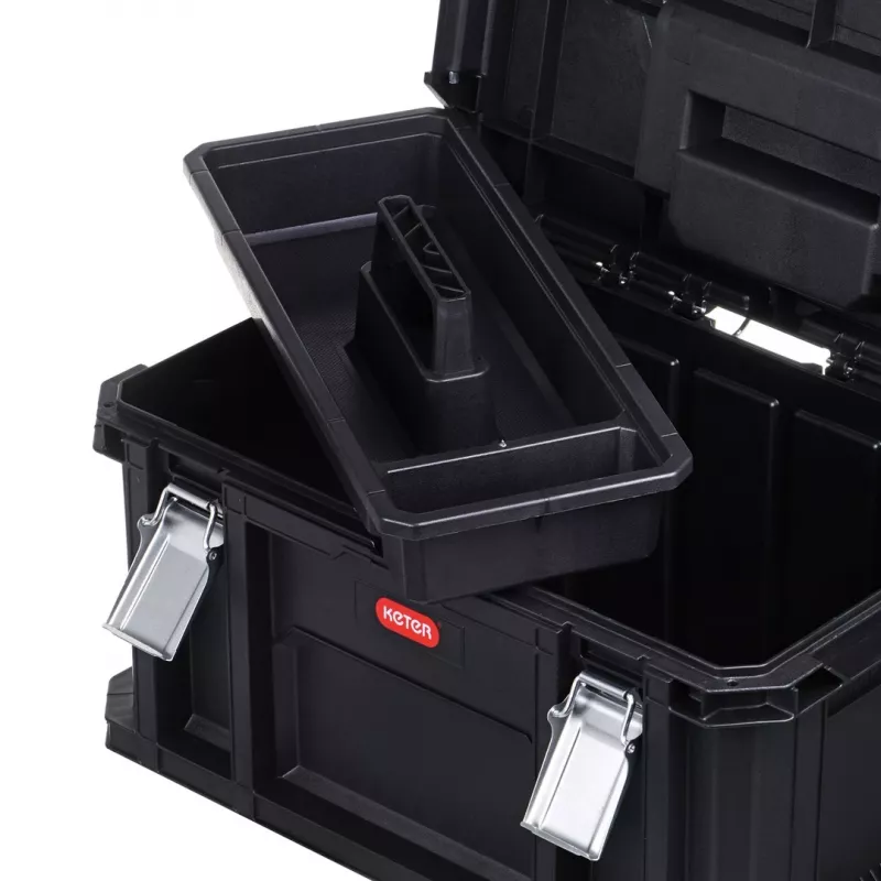 Set de cajas de herramientas Connect Rolling System KETER