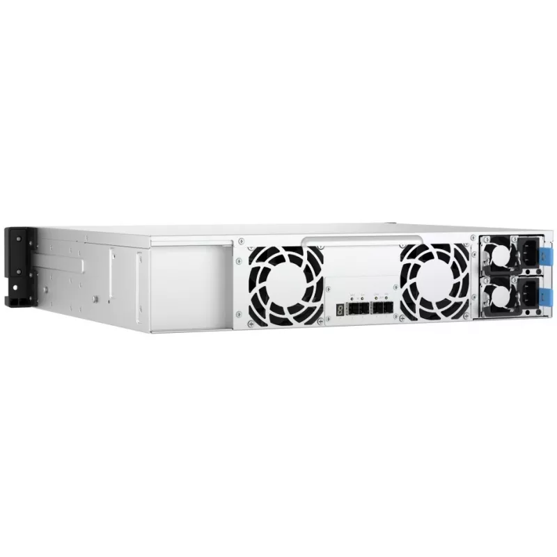 QNAP - matriz de discos - 12 bahías (SATA-600) - SAS 12Gb/s (externo) - rack - montaje integrado - 2U (TL-R1200PES-RP)