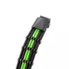 CableMod PRO ModMesh 12VHPWR kit de extensión de cable negro/verde claro, set de 3 pines a 16 pines