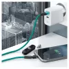 Cable USB RealPower MagneticCharge3 1 m USB-A verde