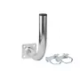 Extralink Asa de balcón L200 200mm con abrazaderas en U M8 acero galvanizado
