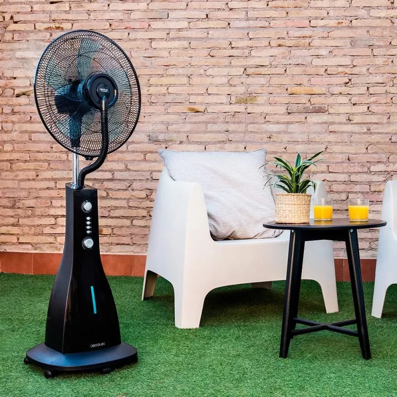 Cecotec EnergySilence 590 Freshessence | Ventilador de pie | Diámetro 40 cm | Niveles de velocidad 3 | Oscilación | 90 W