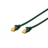 Cable de parcheo Digitus CAT 6A S/FTP DK-1644-A-010/G 1 m verde