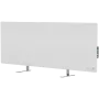 AENO Premium Eco Smart Heater, 700 W, vidrio templado, calefacción infrarroja + convección, pantalla LED, tipo de enchufe: Europa (tipo E/F), BLANCO